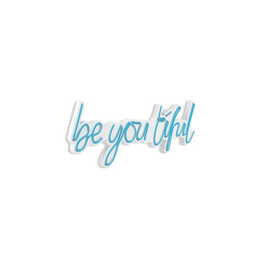 Wallity Ukrasna plastična LED rasvjeta, Be you tiful - Blue slika 6