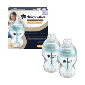 Tommee Tippee Anti colic bočice 260 ml, 2 komada u kompletu s priborom