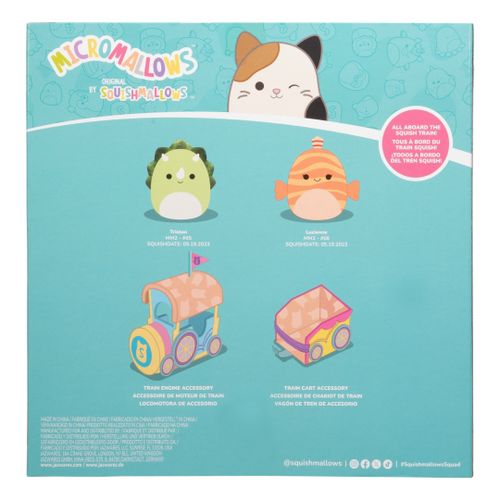 Squishmallows Micromallows 6cm - Set dodataka (Ticket To Ride) slika 6