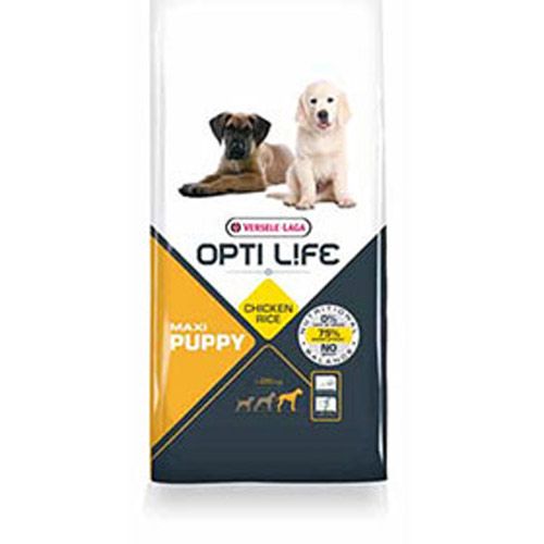 Opti Life Puppy Maxi Piletina i Pirinač 12,5 kg slika 1