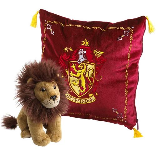 NOBLE COLLECTION - HARRY POTTER - PLUSHES - GRYFFINDOR HOUSE MASCOT & CUSHION slika 4