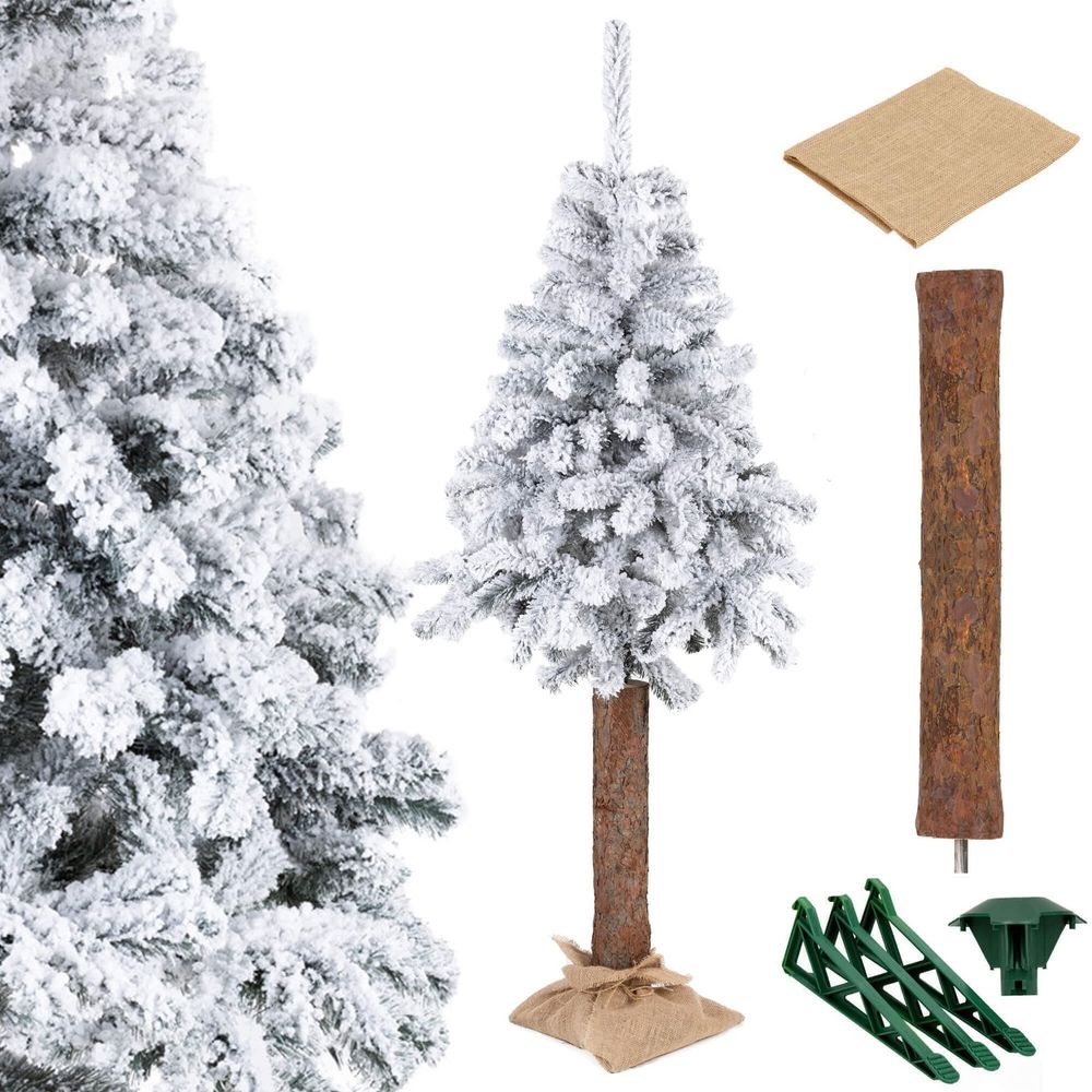 Ct0202 smreka prekrivena snijegom na deblu 180 cm slika 6