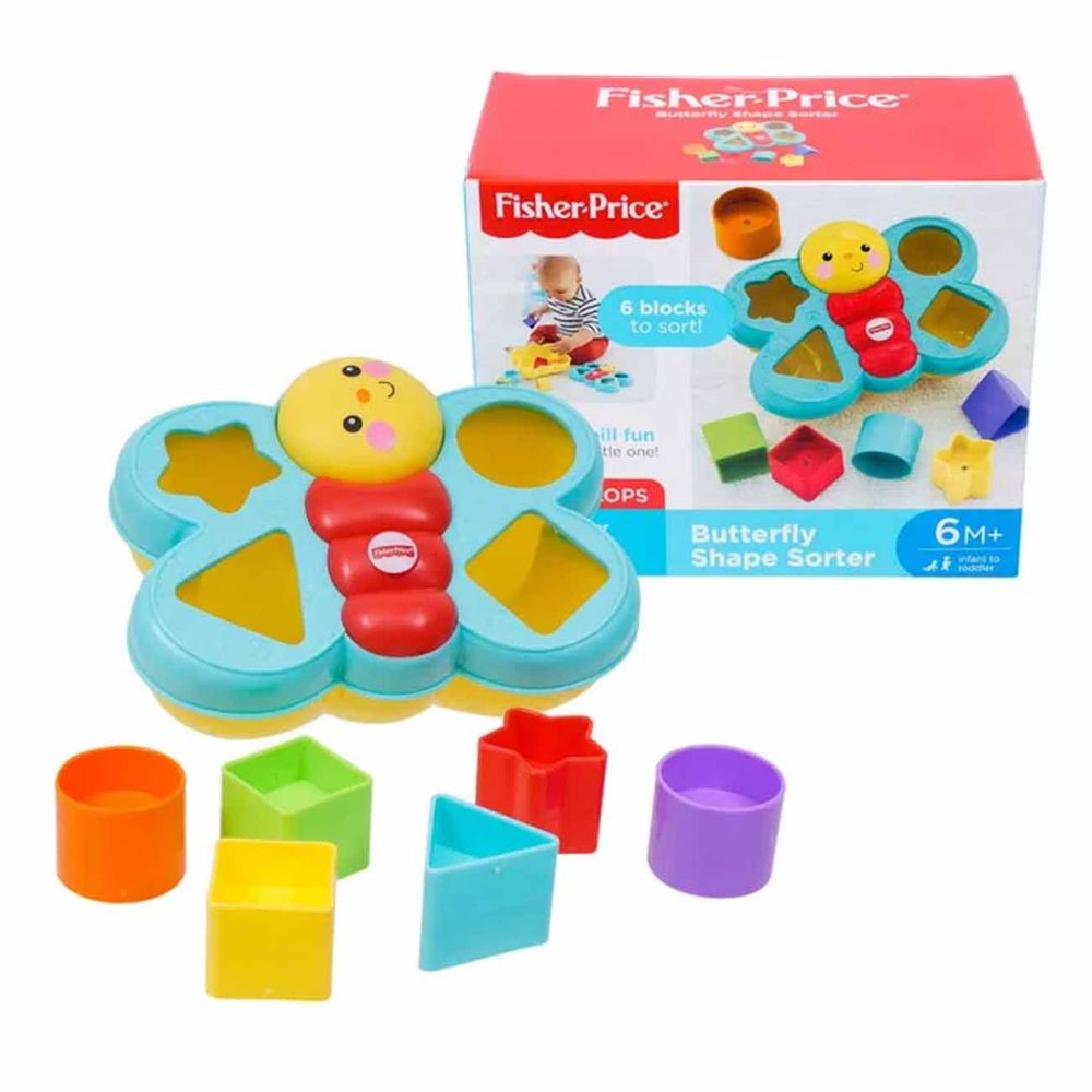 Fisher Price leptir sa geometrijskim tijelima slika 2