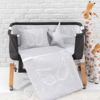 Set za spavanje za bebe - Anđeoska krila - Siva