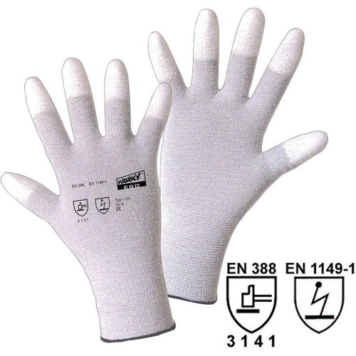 L+D worky ESD TIP 1170-8 najlon rukavice za rad Veličina (Rukavice): 8, m EN 388, EN 1149-1 CAT II 1 Par slika 3