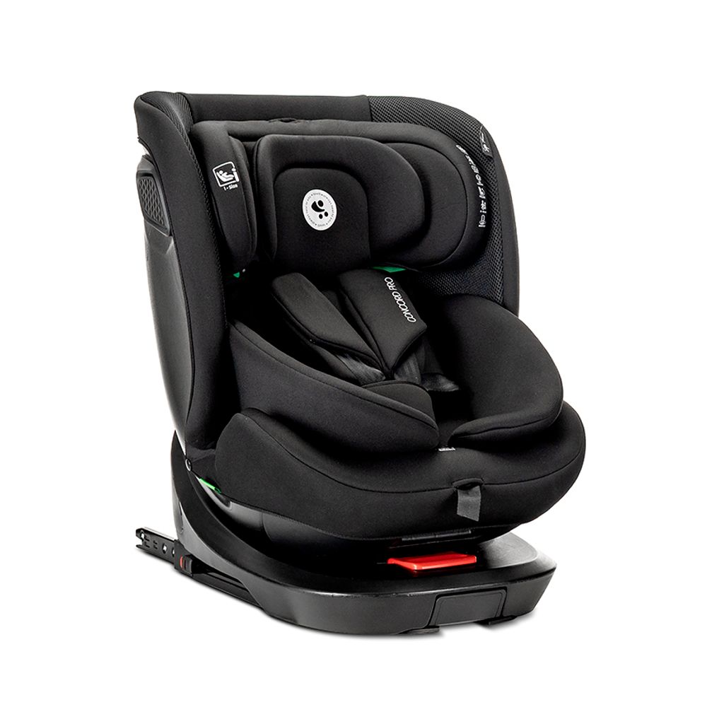 Lorelli Autosjedalica Concord Pro 360° i-Size 40-150 cm Isofix + Jastuk za putovanje, Black slika 2