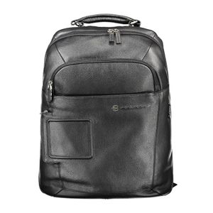 PIQUADRO MEN'S BLACK BACKPACK