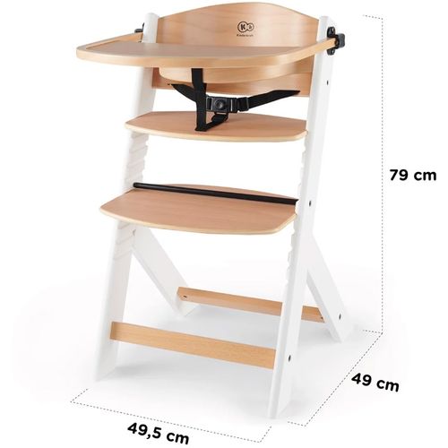 Kinderkraft hranilica ENOCK, wooden slika 20