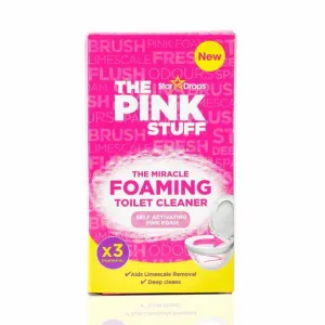The Pink Stuff čudesno penasto sredstvo za čišćenje toaleta 3x100g