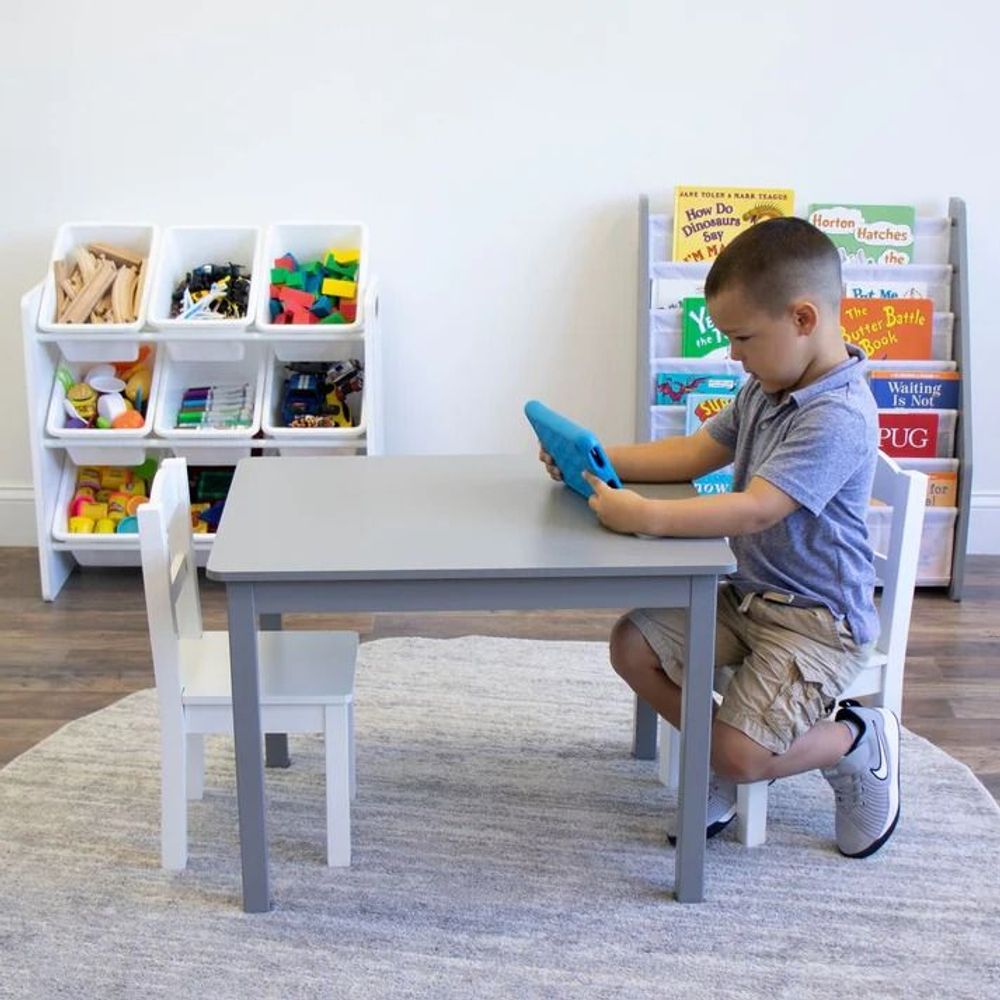 Kinder Home Dječija polica za igračke, Bijela slika 10