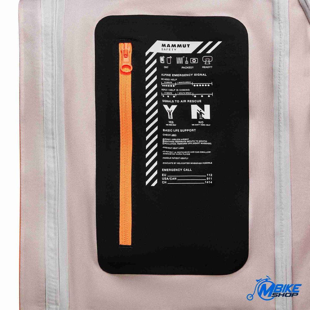 Mammut Muška jakna za skijanje Haldigrat Air HS Tangerine/Black slika 8