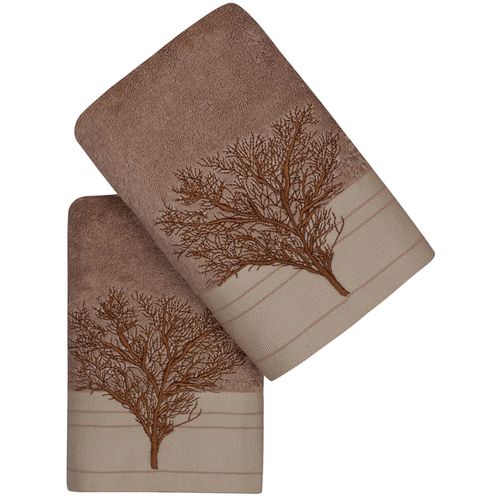Colourful Cotton Set ručnika LEA, 50*90 cm, 2 komada, Infinity - Light Brown slika 1