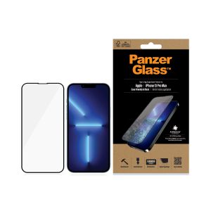 Panzerglass zaštitno staklo za iPhone 13 Pro Max case friendly antibacterial black