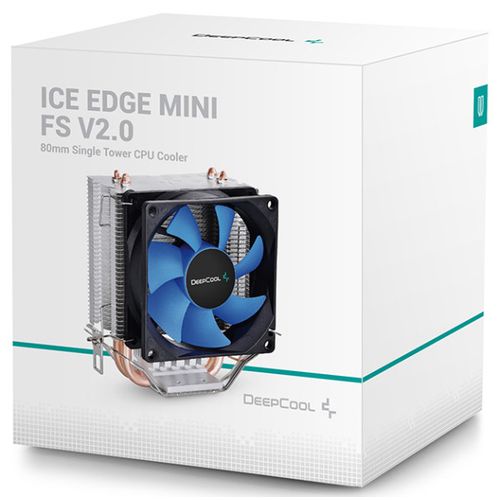 DeepCool ICE EDGE MINI FS V2.0 UNI kuler 100W 80mm.Fan +/-2200rpm 25CFM 24dBa LGA 1156/K8/FM/AM4 slika 13