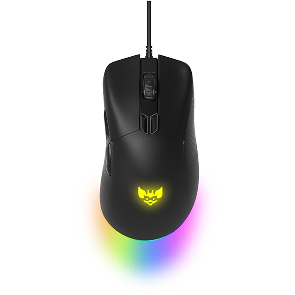 Gaming miš BYTEZONE Ghost žična / RGB (16,8M boja) / max DPI 19K / optička / paracord kabel (crna) slika 5