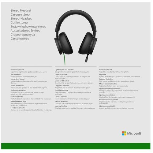 Microsoft Xbox Stereo Headset 8LI-00002 BLACK slika 7