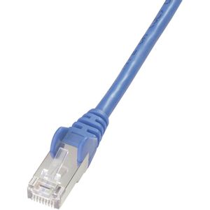 Digitus DK-1531-100/B RJ45 mrežni kabel, Patch kabel cat 5e SF/UTP 10.00 m plava boja  1 St.