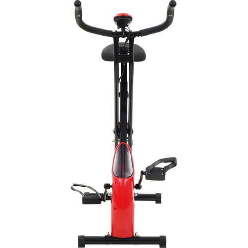 Magnetski bicikl za vježbanje s mjerenjem pulsa crno crveni slika 28
