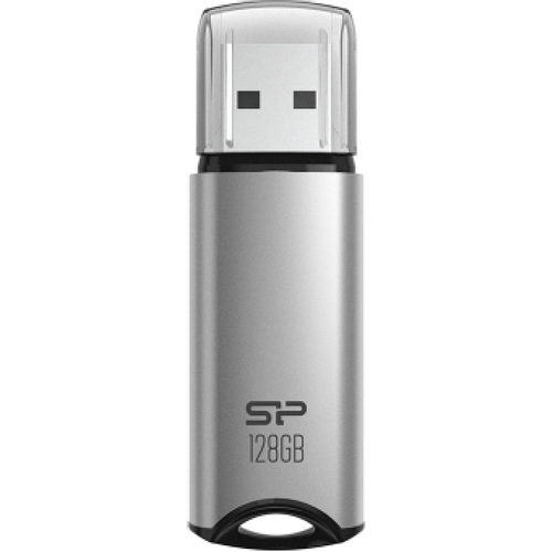 Silicon Power SP128GBUF3M02V1S 128GB USB Flash Drive, USB3.2 Gen.1, Marvel M02, Read up to 5Gb/s, Silver slika 1