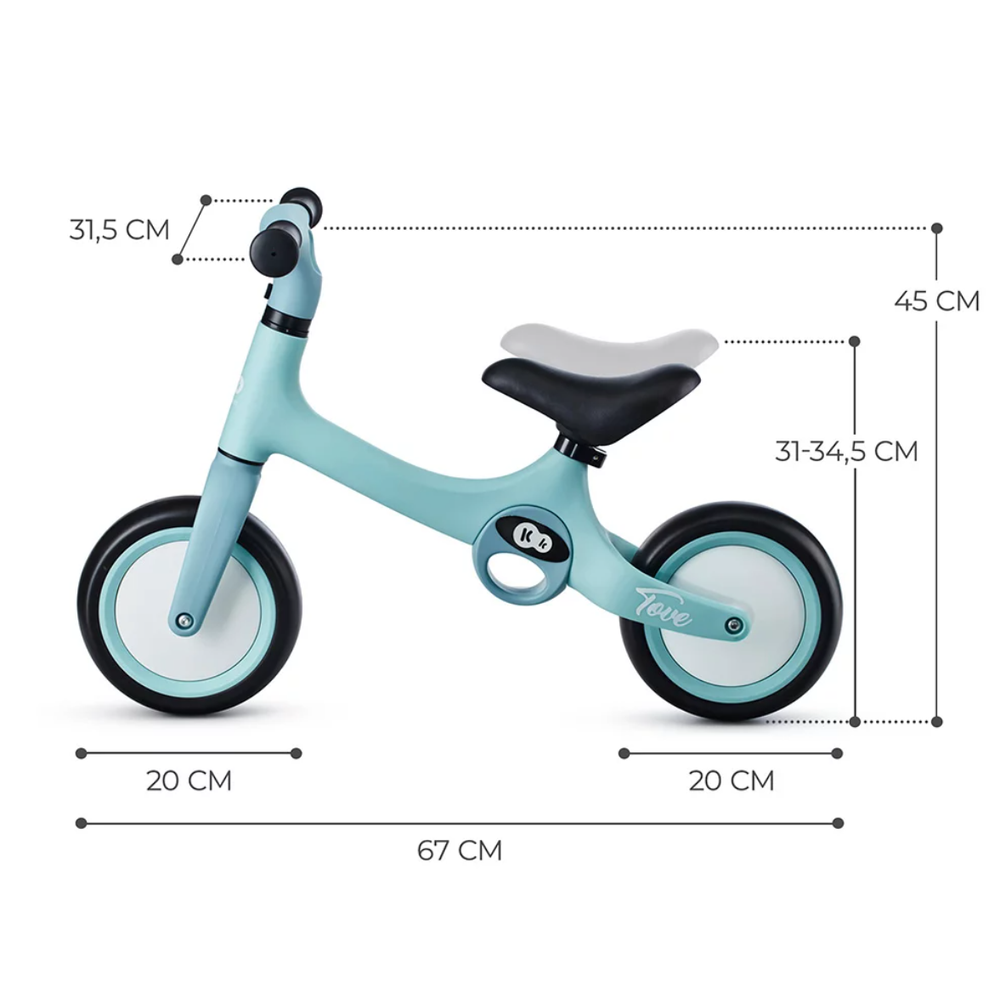 Kinderkraft Balans bicikl TOVE, Summer Mint slika 7