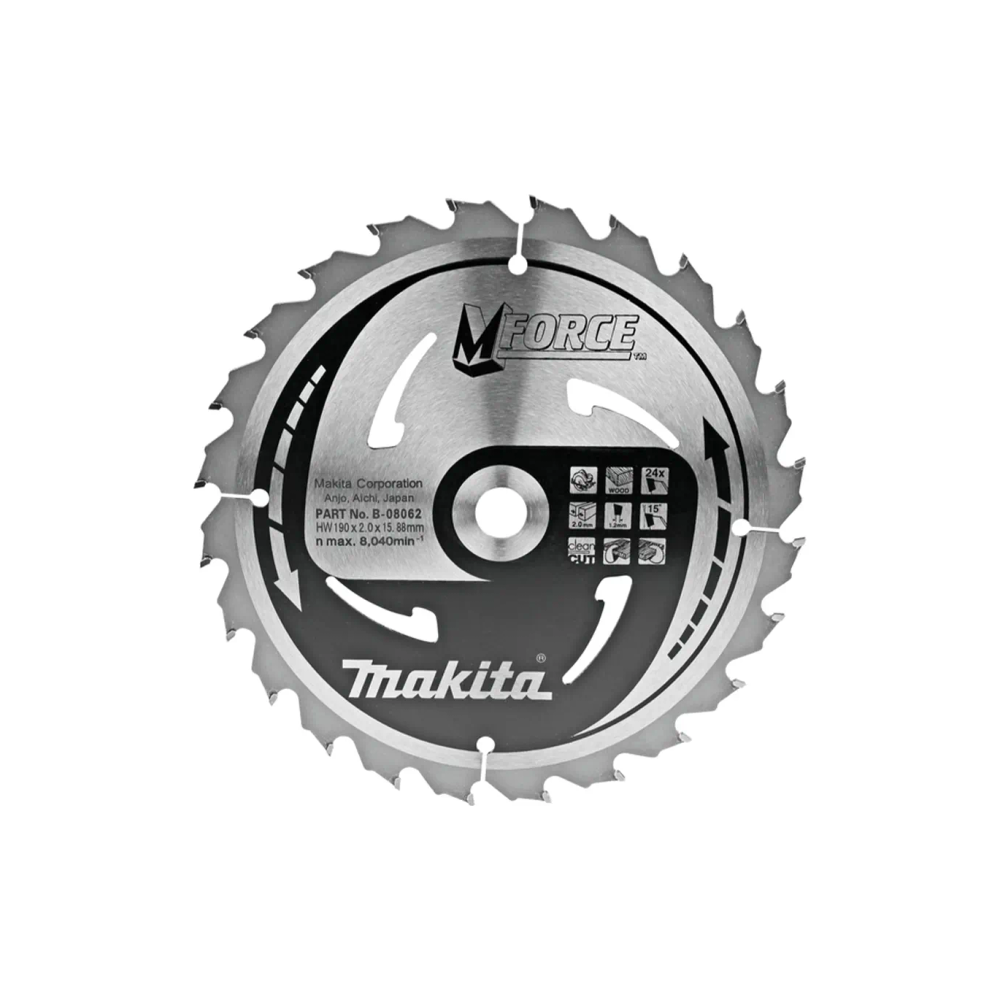 Makita - List pile MForce za drvo 190x15,88 mm B-08062 slika 1