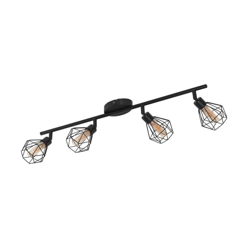 Eglo Zapata 1 reflektor/3, led, g9, 3x3w, 3x360lm, crna/čelik/amber staklo  slika 4