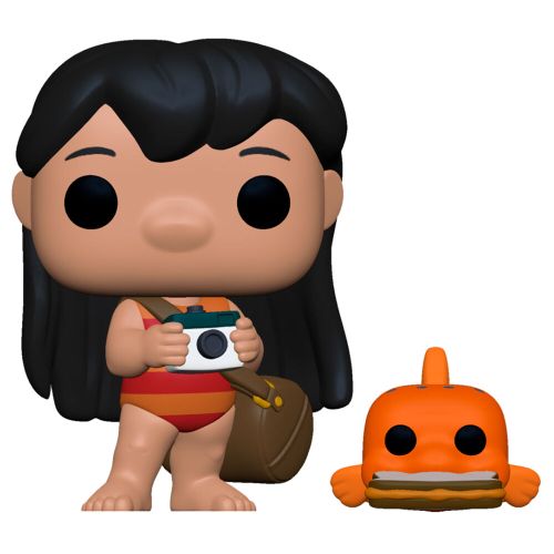 Funko POP figura Arctic Lilo i Stitch - Lilo s Pudgeom slika 1