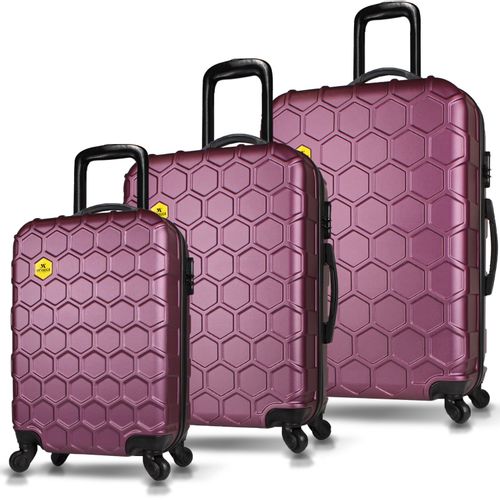 Lucky Bees Set kofera (3 dijela) COVENTRY, Fuchsia slika 1