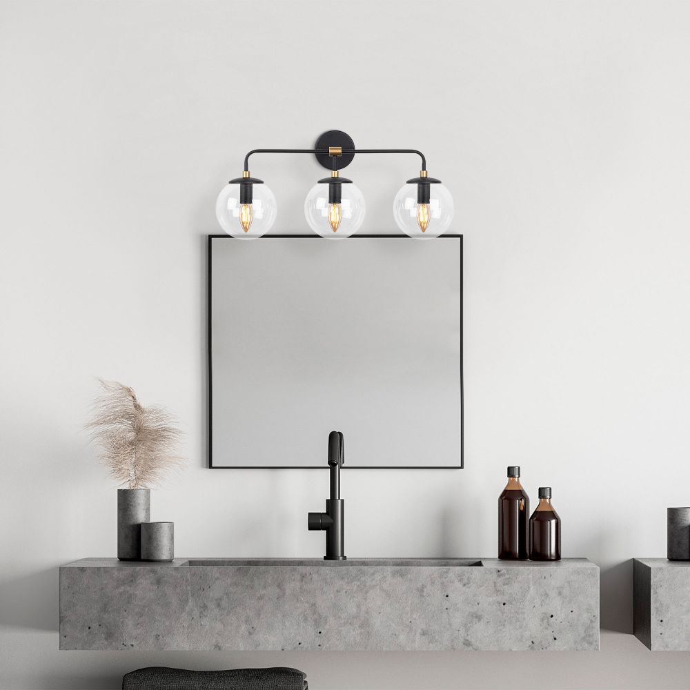 Horn - 12208 Crna Antikna Zidna Lampa slika 3