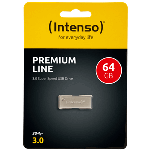 (Intenso) USB Flash 64GB Hi-Speed USB 3.0 up to 100MB/s, Premium Line - USB3.0-64GB/Premium Line