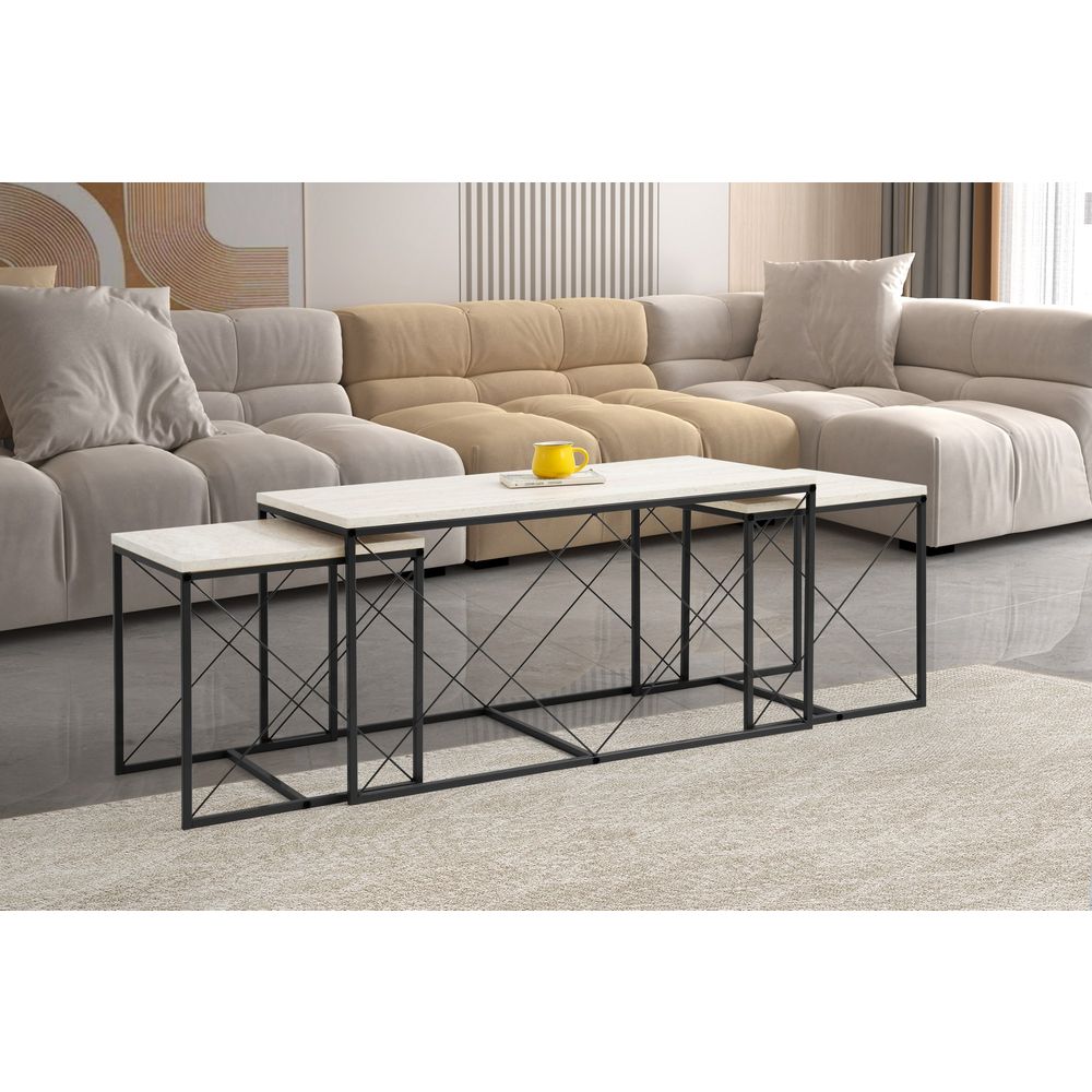 HANAH HOME set stolića za kafu Defne  slika 2