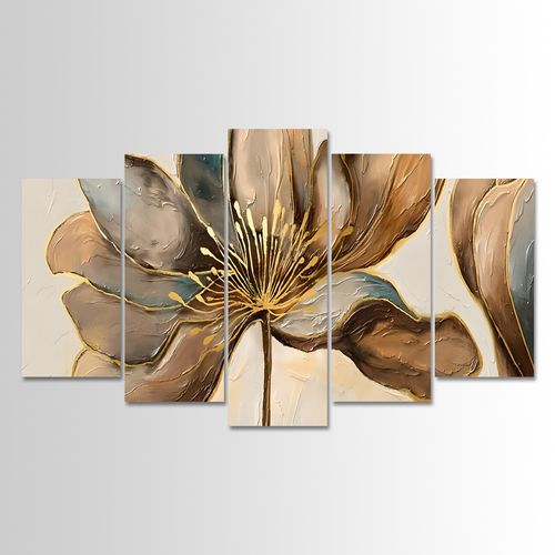 5MDF4600_60100 (100 x 60) Multicolor Decorative MDF Painting (5 Pieces) slika 2