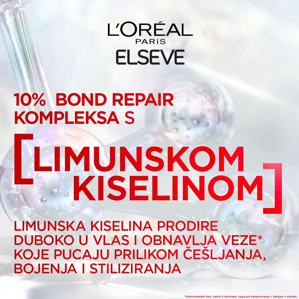 L'Oréal Paris Elseve bond Repair Regenerator za kosu 150 ml slika 5