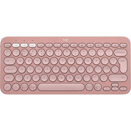 Logitech K380s Bluetooth Pebble Keys 2 US Tastatura Roze slika 2