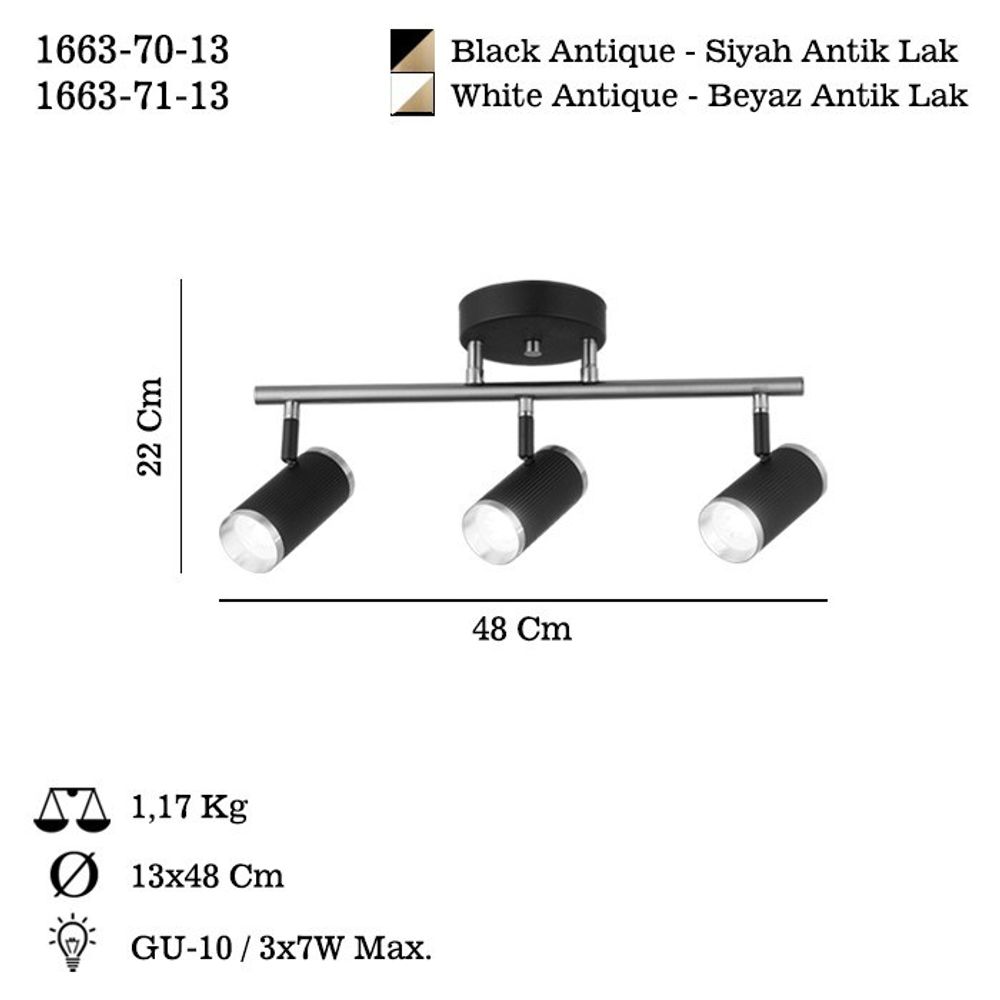 Lume - 70-13 Crni Antikni Luster slika 3