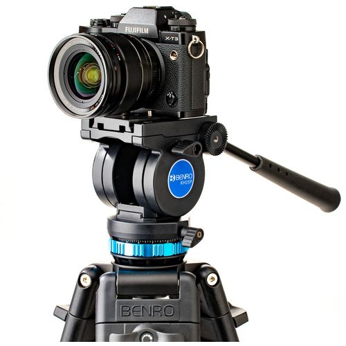 Benro KH25P Al Dual-Tube 3-sect video tripod set slika 6