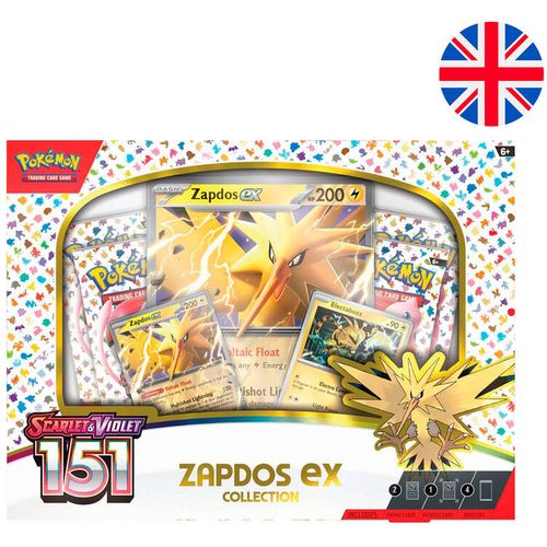 English Pokemon Scarlet and Violet Zapdos blister cards trading slika 1