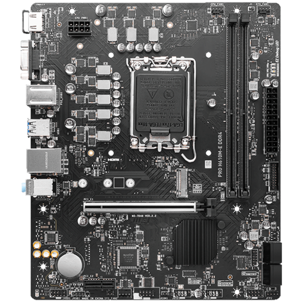 MSI PRO H610M-E DDR4 Micro-ATX Matična Ploča slika 2