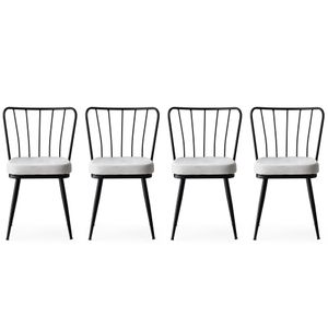 Set Crnih Stolica Yıldız - 940 V4 (4 Komada)