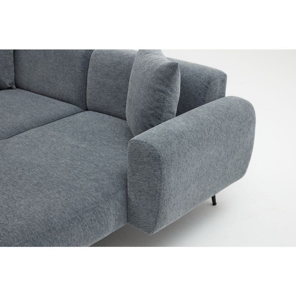 Ugaona Sofa 'Side Right' - Antracit Boja slika 6