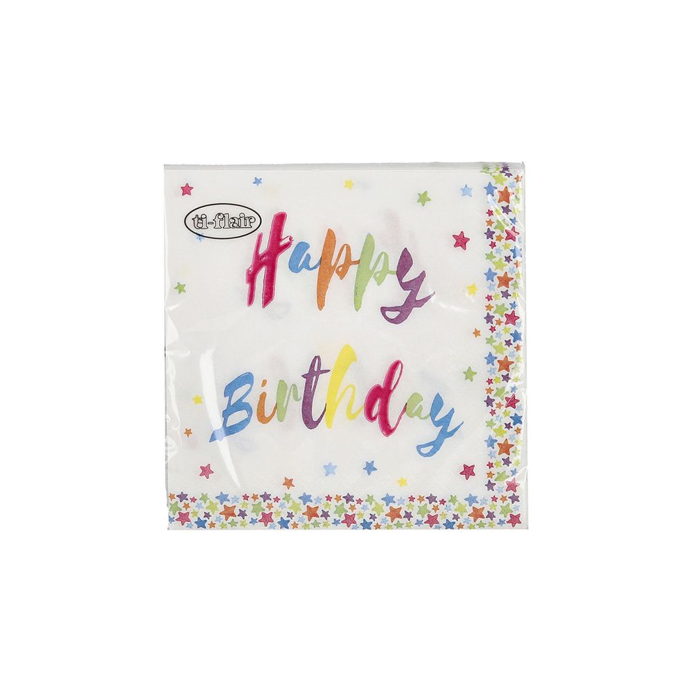 Spirit Events salveta 20/1 33x33 "Birthday 01" 3-slojni slika 1