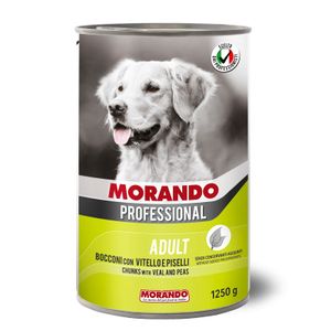 Morando Professional Adult komadići teletina i grašak, konzerva