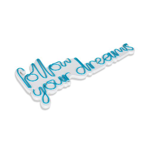 Wallity Zidna dekoracije svijetleća EAT, Follow Your Dreams - Blue slika 5