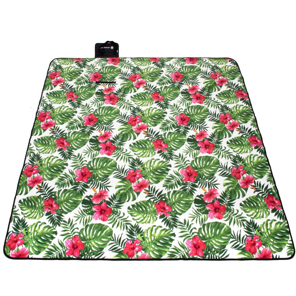 Piknik deka 200 x 200 cm egzotične biljke slika 8