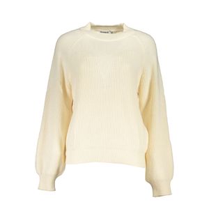 DESIGUAL WHITE WOMEN'S SWEATER