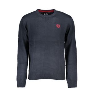 GIAN MARCO VENTURI MEN'S BLUE SWEATER