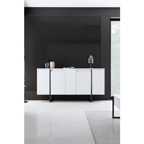 Luxe - White, Black White
Black Living Room Furniture Set slika 6