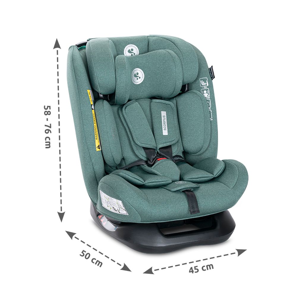 LORELLI SCORPIUS i-size Autosjedalica Grey 0-12 godina/0-36 kg (0+/1/2/3) slika 8