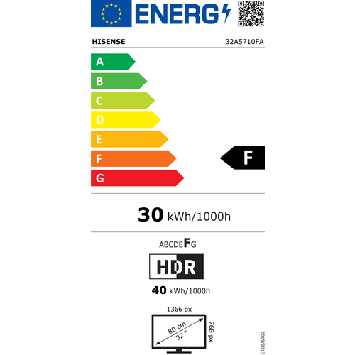 Hisense televizor 32" 32A5710FA Smart LED Android slika 6