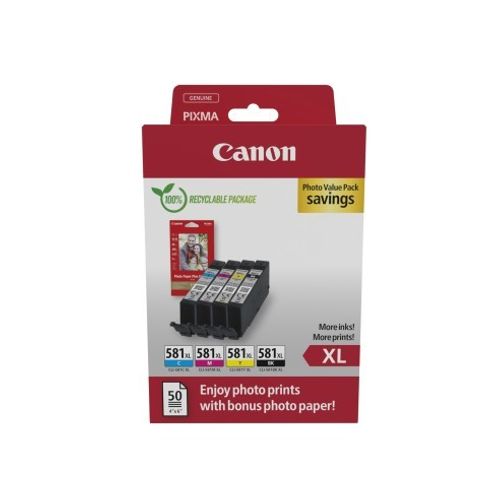 Canon multipack CLI-581XL BK C M Y -  Photo Pack 2052C006 slika 1